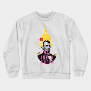 Thai-influenced Lincoln wearing Jada Crewneck Sweatshirt